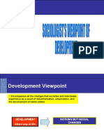Sociologists Dev Viewpoint