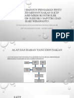 Rancang Bangun Pengaman Pintu Otomatis Menggunakan E-Ktp Berbasis