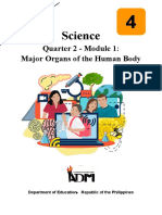 Science4 - Q2 - Mod1 - Major Organs of The Human Body - Version3