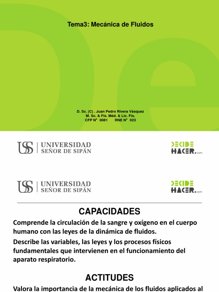 Mecánica de Fluidos en el Cuerpo Humano | PDF | Viscosidad | Mecánica ...