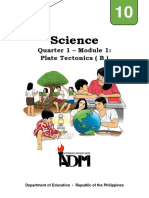 Science: Quarter 1 - Module 1: Plate Tectonics (B)