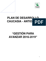 Plan de Desarrollo Caucasia 2016 2019