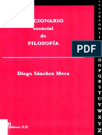 Diccionario Esencial de Filosofia 2012