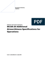 MCAR-26 Additional Airworthiness Specifications For Operations