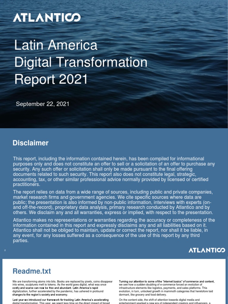 Atlantico Latam Digital Report 2021 Pdf Economic Inequality