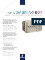 RF Combining Box: - 3 Bands, 4 Ports For 806-960 / 1710-1880 and 1920-2170 MHZ