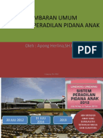 Gambaran Umum Uu Sistem Peradilan Pidana Anak: Oleh: Apong Herlina, SH - MH