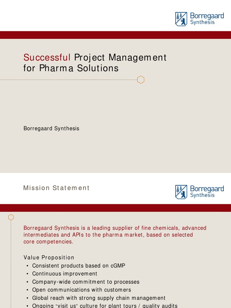 Successful: Project Management For Pharma Solutions | PDF | Fine ...