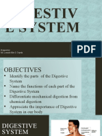 Digestiv E System: Prepared by Ms. Leonora Mae S. Cepeda
