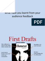 Media Essay 2 - Audience Feedback