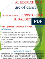 Nature of Dance P.E 3