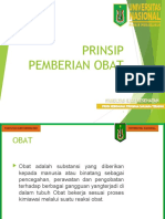 Pertemuan 7 Prinsip Pemberian Obat