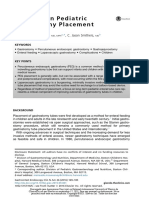 Advancesinpediatric Gastrostomyplacement: Maireade E. Mcsweeney,, C. Jason Smithers