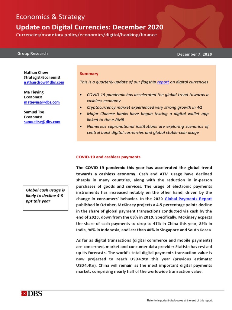 Insights Digital Currency PDF Euro Cryptocurrency