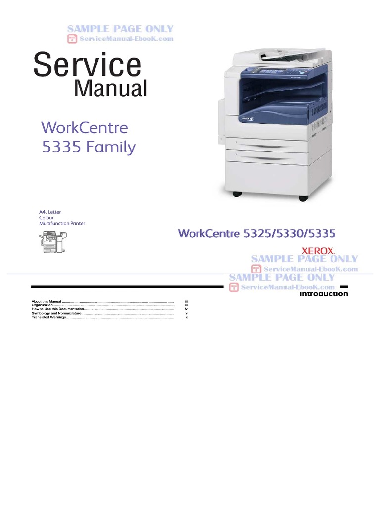 WorkCentre 5335 Service Manual | PDF | Electrical Connector