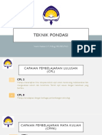 Pertemuan 1 Pondasi