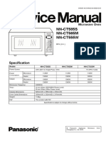 NN-CT585S NN-CT565M NN-CT555W: Microwave Oven