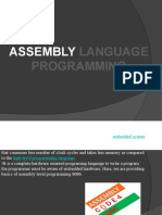 Assembly Language Proramming&Modular Programming