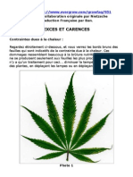 Culture Du Cannabis - Problemes, Carence, Exces