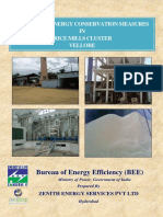 Bureau of Energy Efficiency (BEE) : Manual On Energy Conservation Measures IN Rice Mills Cluster Vellore