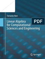 Linear Algebra For Computational Sciences and Engineering - Ferrante Neri (Springer, 2016)