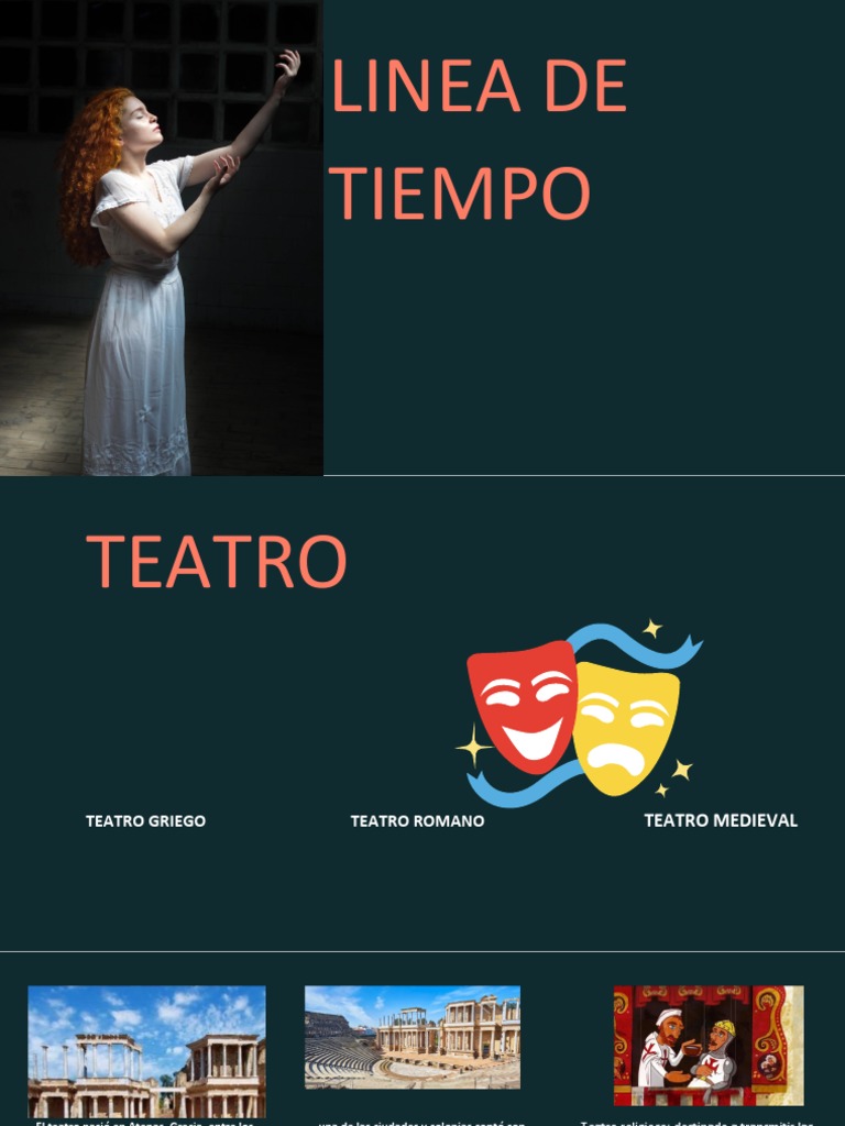 Linea De Tiempo Teatro Grupo Explosión Pdf Teatro Imperio Romano