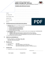 Formulir Pendaftaran Kertas F4
