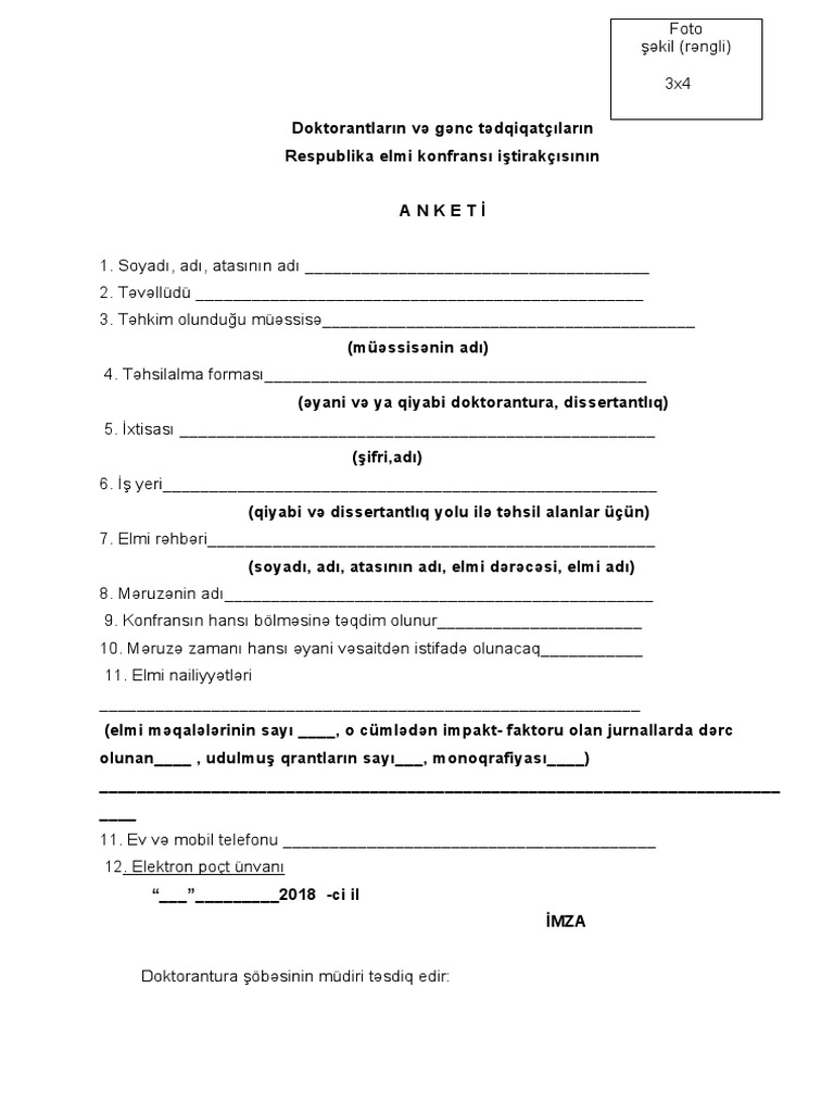 Anket Konfrans | PDF