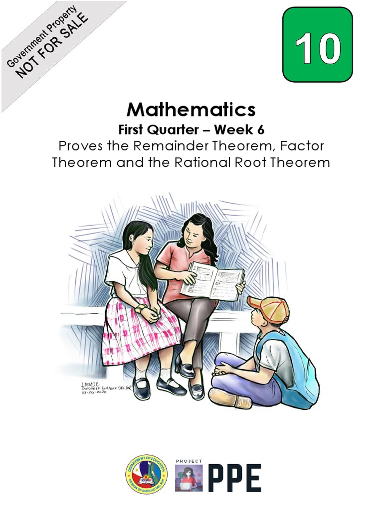 Mathematics Proves The Remainder Theorem Factor Theorem And The