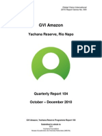GVI Amazon Phase Report 104 October-December 2010