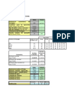 Planilla de Dosificación