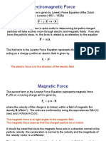 Electromagnetic Force: F Eub