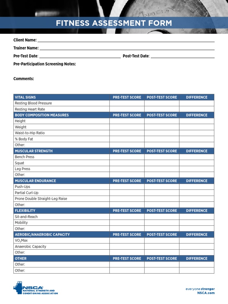 PT Clientassessmentform | PDF