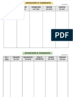 Autoregistros Pensamiento y Relajación