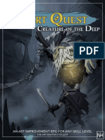 Art Quest Creature of the Deep