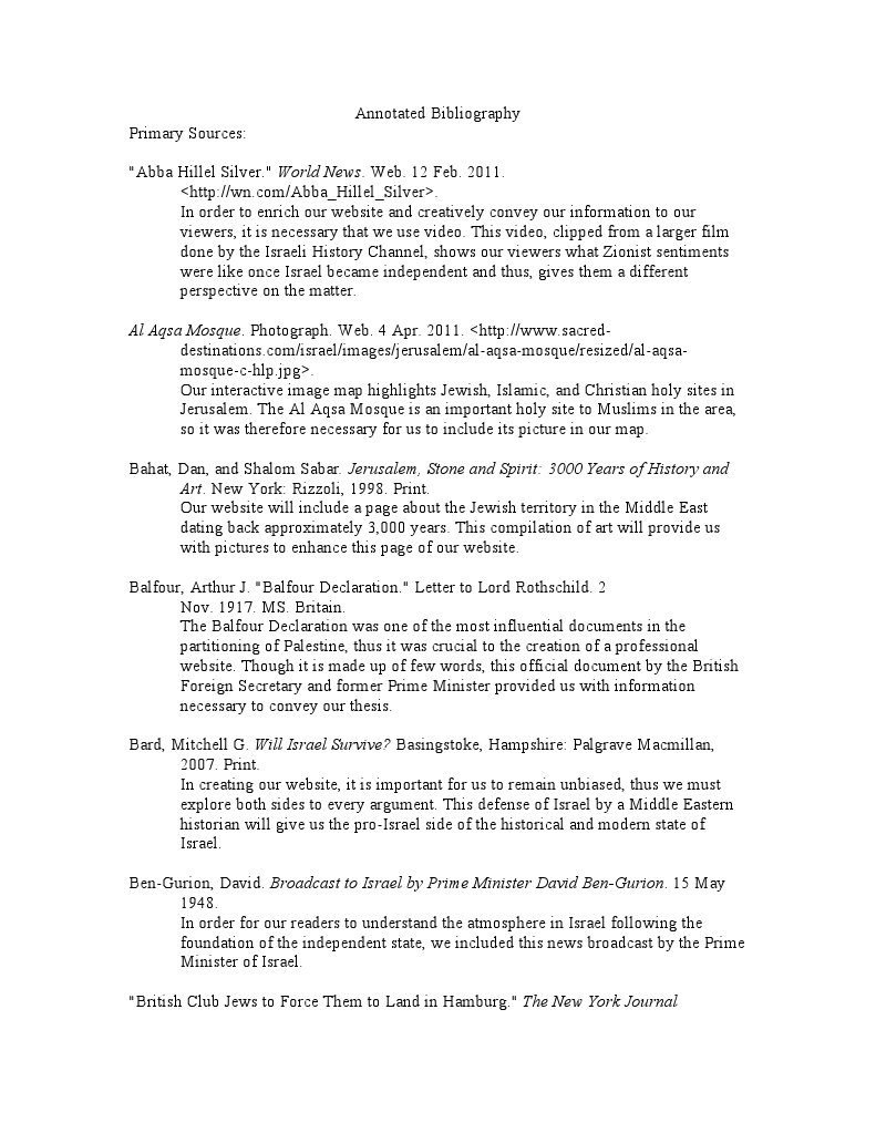 final annotated bibliography nhd 201151 Question Integrity