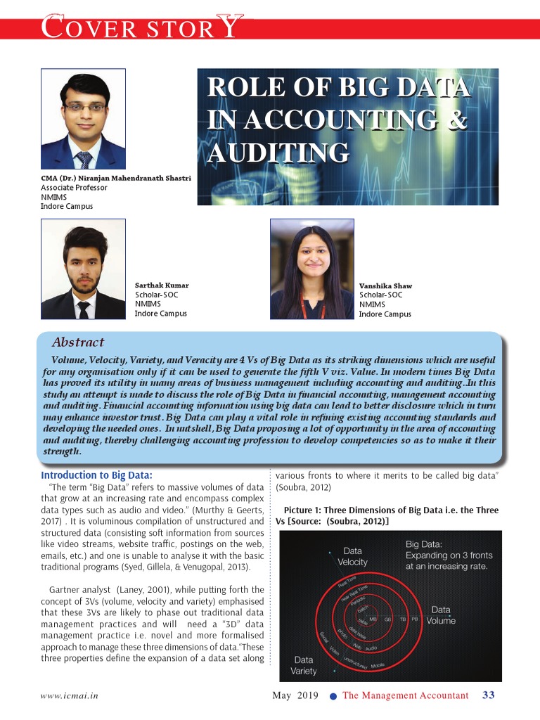 Big Data's Role in Accounting & Auditing | PDF | Big Data | Accounting