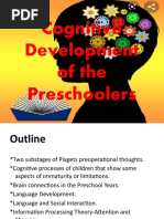 Cognitive Development of The Preschoolers