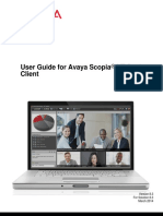 Avaya Scopia XT Desktop Client Version 8.3