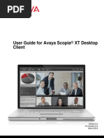 Avaya Scopia XT Desktop Client Version 8.3