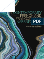 Contemporary French and Francophone Narratology by John Pier (Editor)