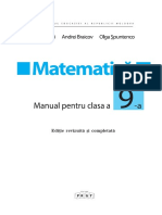 IX_Matematica (in Limba Romana)