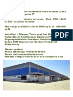 warehouse for rent in Gurgaon +91-882-625-8544