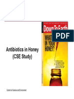 Antibiotics in Honey (CSE Study) (CSE Study) : Centre For Science and Environment