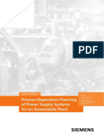 Process-Dependent Power Supply Systems for Automobile Plants