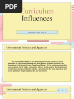 The Teacher and The School Curriculum