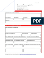 Commercial Tenant Information Form