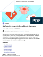 Git Tutorial - Learn Git Branching in Less Than 6 Minutes