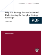 Why Has Strategy Become Irrelevant? Understanding The Complete Strategy Landscape