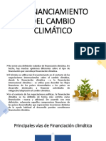 7. Financiamiento Del Cambio Climático